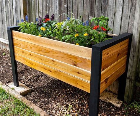 how to make steel planter boxes|how to build raised garden planter boxes.